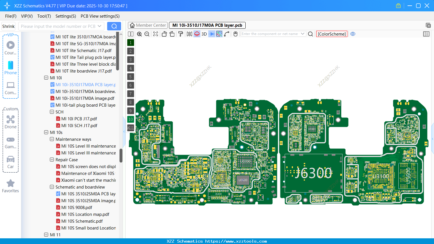 Xiaomi MI 10i-3510J17M0A PCB Layer